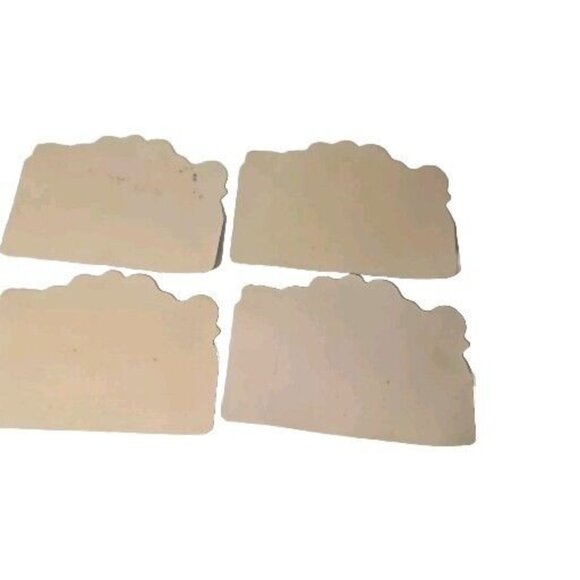 Vtg. Set of 8  B & C Vinyl Placemats Christmas Themed Bears - Picture 9 of 16